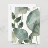 水葉色 – 水色 ポストカード (正面/裏面)