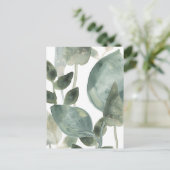 水葉色 – 水色 ポストカード (スタンド正面)