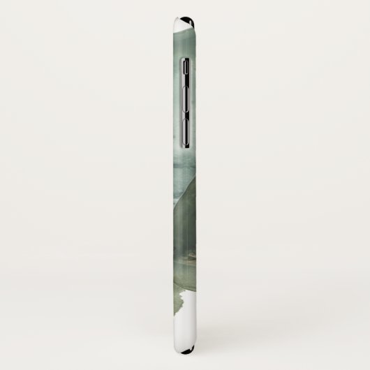 水葉色 – 水色 Case-Mate iPhoneケース (裏面/左)