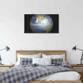 水蒸気を示す全土表示 キャンバスプリント (インサイチュ (寝室))