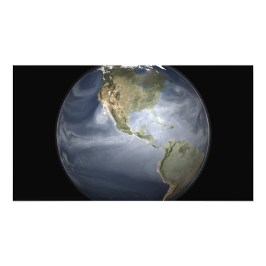 水蒸気を示す全土表示 フォトプリント            (正面)