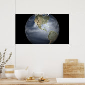 水蒸気を示す全土表示 ポスター (キッチン)