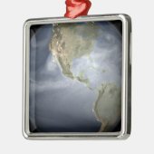 水蒸気を示す全土表示 メタルオーナメント (左)