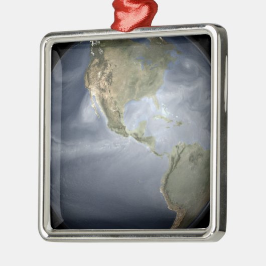 水蒸気を示す全土表示 メタルオーナメント (左)