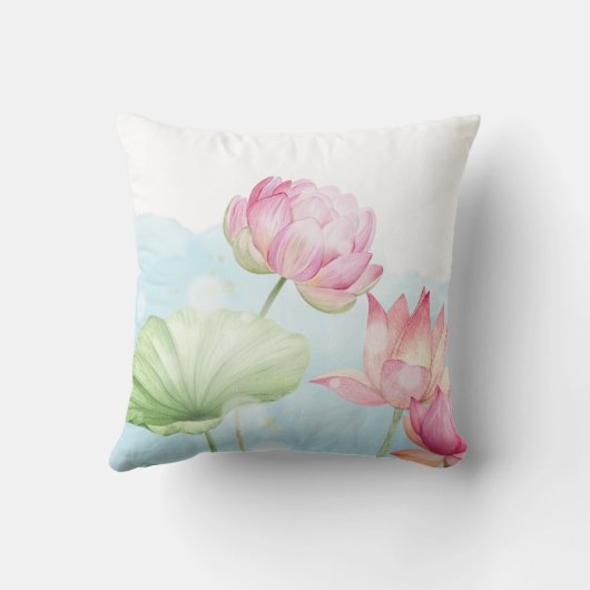 水蓮角枕 クッション (裏面)