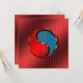 水虎の年 カード (正面/裏面インサイチュ)