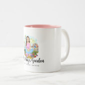 水虫の庭のマグ書ドリーム信じ、 ツートーンマグカップ (正面右)