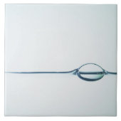 水表面の泡 タイル (正面)