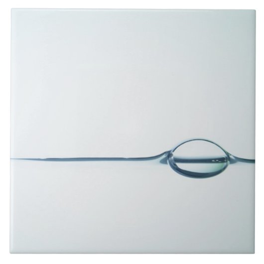 水表面の泡 タイル (正面)