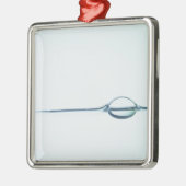 水表面の泡 メタルオーナメント (左)