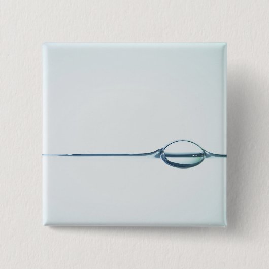 水表面の泡 缶バッジ (正面)