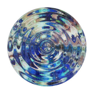 水要素のさざ波パターン カッティングボード