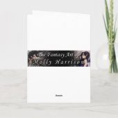 水要素フェアリーグリーティングカード カード (裏面)