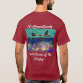 水試験ブラックニューフ2024Tシャツ Tシャツ (裏面)