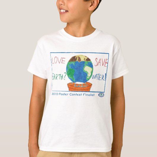 水認識度ポスターコンテスト Tシャツ (正面)