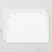 水誕生会のメロンのサンキューカードの夏 サンキューカード (裏面)