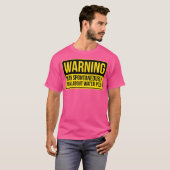水警告球について自発的に話す Tシャツ (正面フル)
