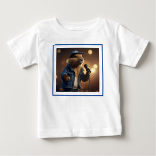 "水豚カウボーイ: ワイルドウェストに愛を捧ぐ" ベビーTシャツ