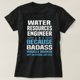 水資源技術者 Tシャツ