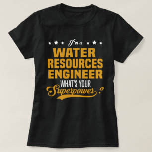 水資源技術者 Tシャツ