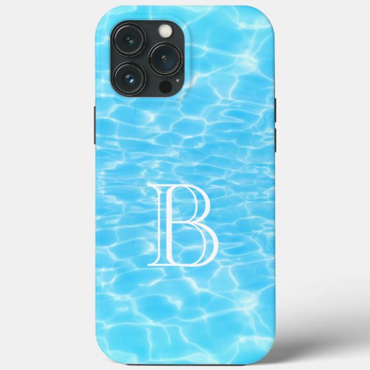 水質感水リップルカッコいいモノグラモダンム Case-Mate iPhoneケース (裏面)