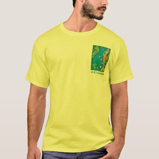 水質汚濁 Tシャツ (正面)