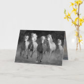 水走馬グリーティングカード カード (黄色い花)