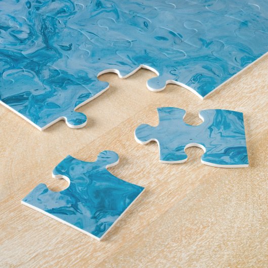 水跡 ジグソーパズル (側面)