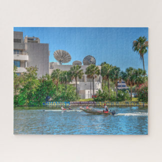 水路でのボート乗務員訓練 ジグソーパズル