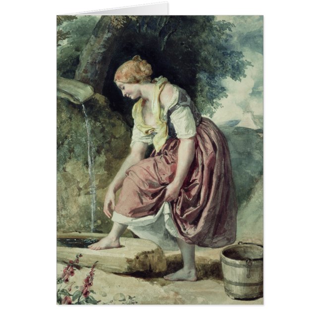 水路の女の子 (正面)