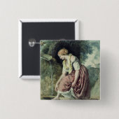 水路の女の子 缶バッジ (正面&裏面)