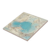 水路測量の地図湖Mendota タイル (側面)