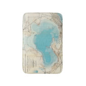 水路測量の地図湖Mendota バスマット (正面縦)