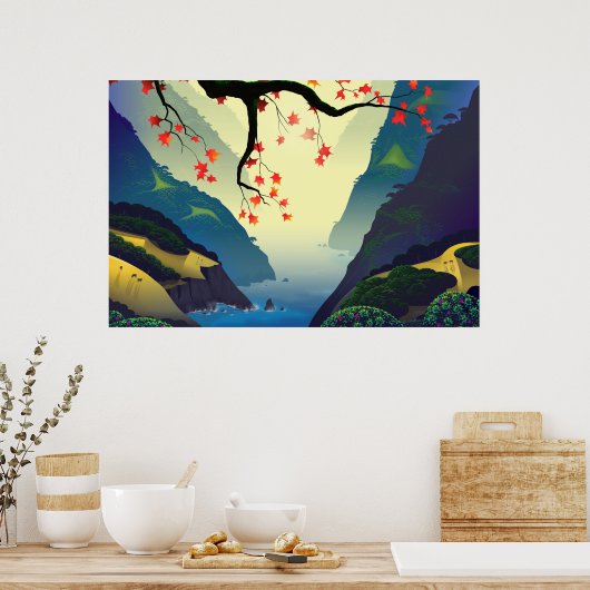 水路（フル） ポスター (キッチン)