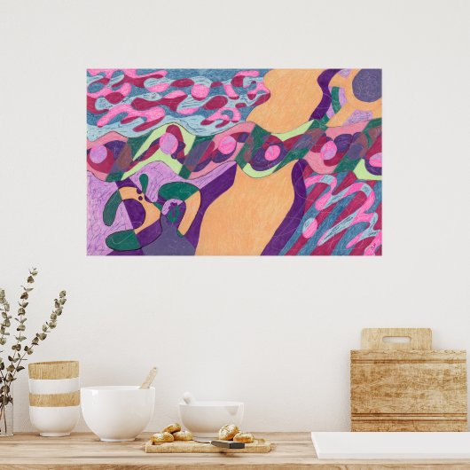 水路 ポスター (キッチン)