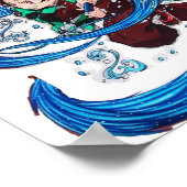 水踊り鎌戸丹次郎デーモンスレイヤー ポスター (角)