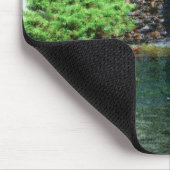 水車の池の水路絵画の マウスパッド (コーナー)