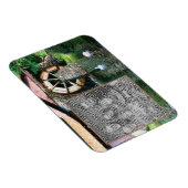 水車の鴨池絵画の写真の追加 マグネット (右側)