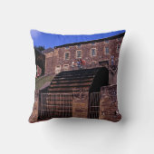 水車ニューラナークスコットランドポストカードポスターポー クッション (裏面)