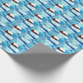 水車ラッピング紙 ラッピングペーパー (角)