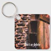 水車自然 パーソナライズされた キーホルダー (正面)