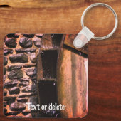 水車自然 パーソナライズされた キーホルダー (裏面)