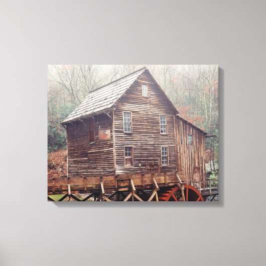 水車 キャンバスプリント (正面)