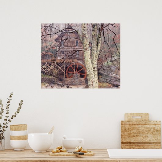 水車 ポスター (キッチン)