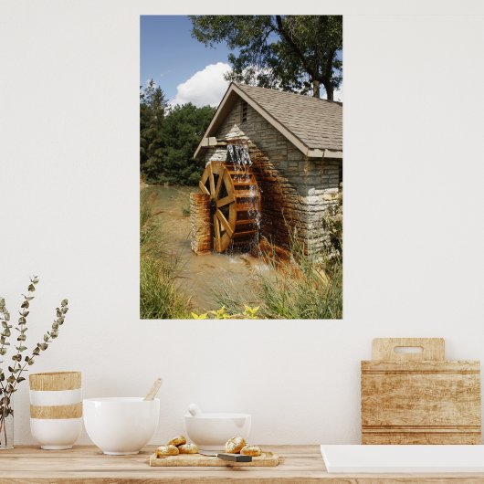 水車 ポスター (キッチン)