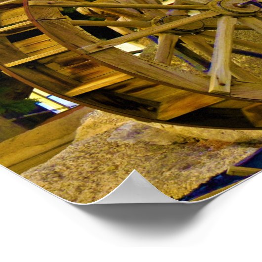 水車 ポスター (角)