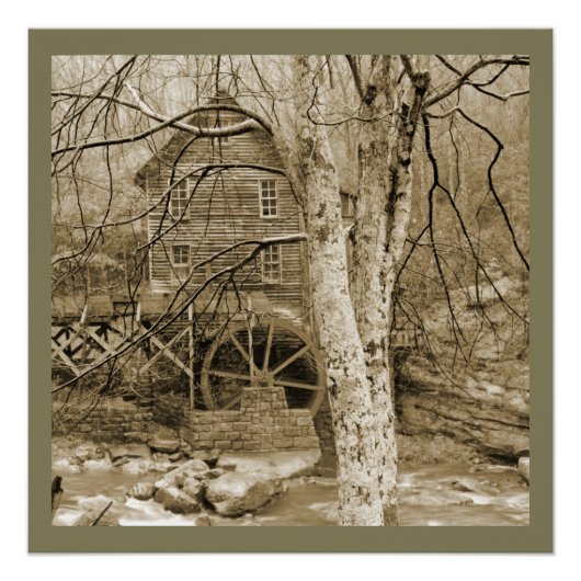 水車 ポスター (正面)