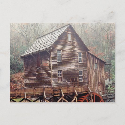 水車 ポストカード (正面)