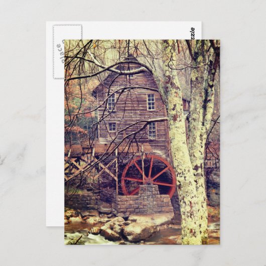 水車 ポストカード (正面/裏面)