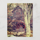 水車 ポストカード (正面)